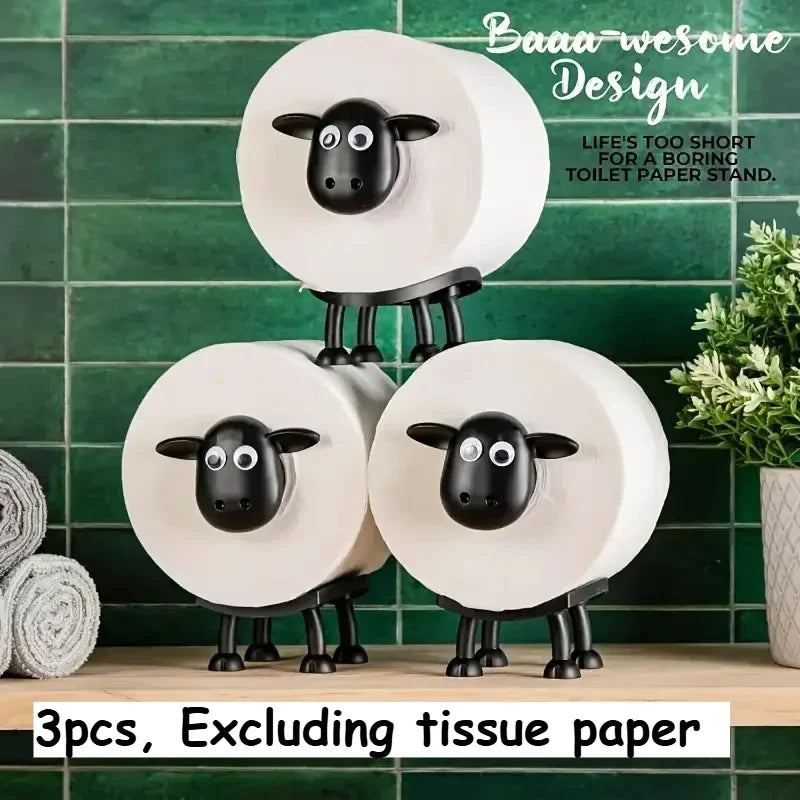Funny 3D Sheep Toilet Holder