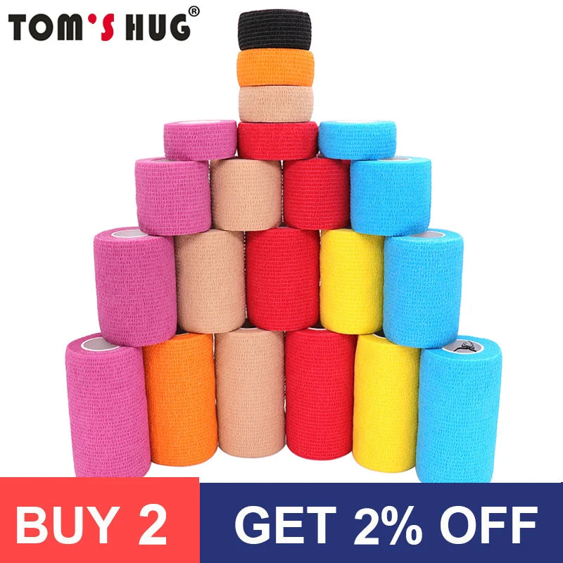Colorful Self-Adhesive Athletic Wrap Tape