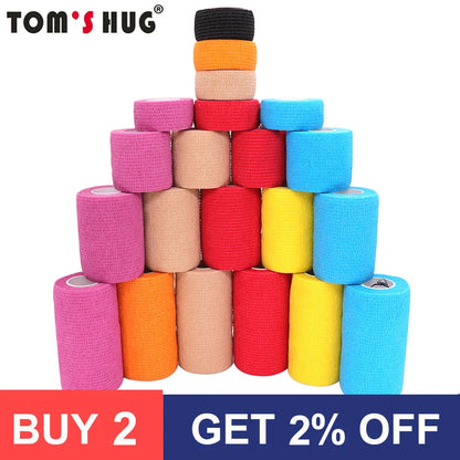 Colorful Self-Adhesive Athletic Wrap Tape
