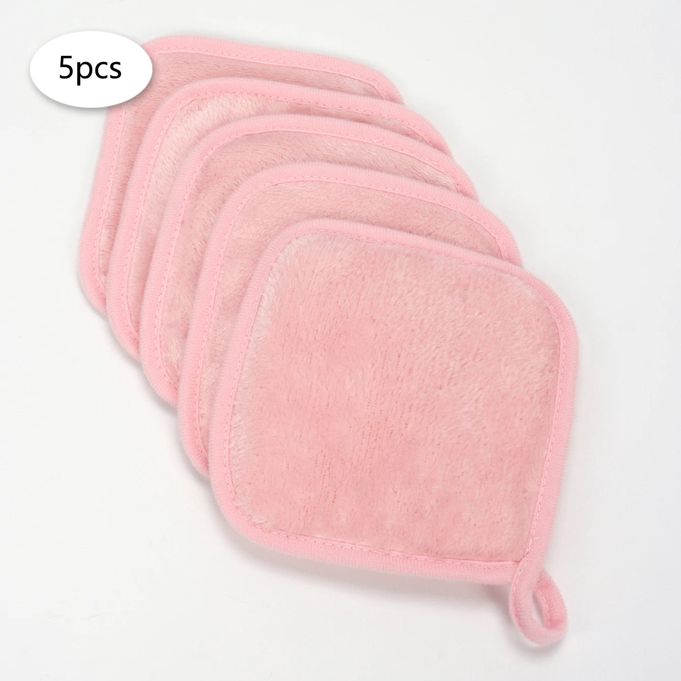 5/10/20Pcs Microfiber Face Cloths Reusable Makeup Remover Cloth Makeup Towels Face Deep Cleaning Pads Skincare Beauty Tools