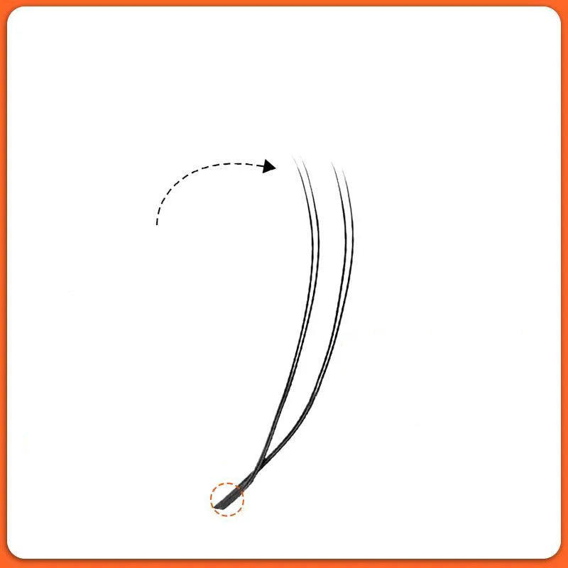 MARIA U Shape YY Lashes Faux Mink M Curl Eyelashes Natural Soft Brazilian YY Cilios Lashes Extension