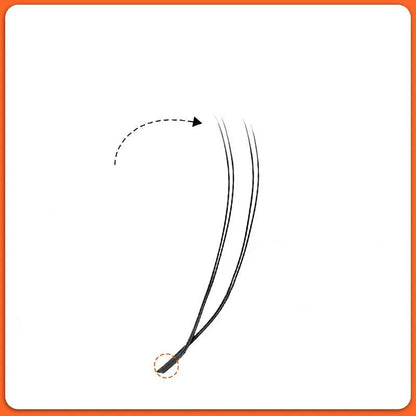 MARIA U Shape YY Lashes Faux Mink M Curl Eyelashes Natural Soft Brazilian YY Cilios Lashes Extension