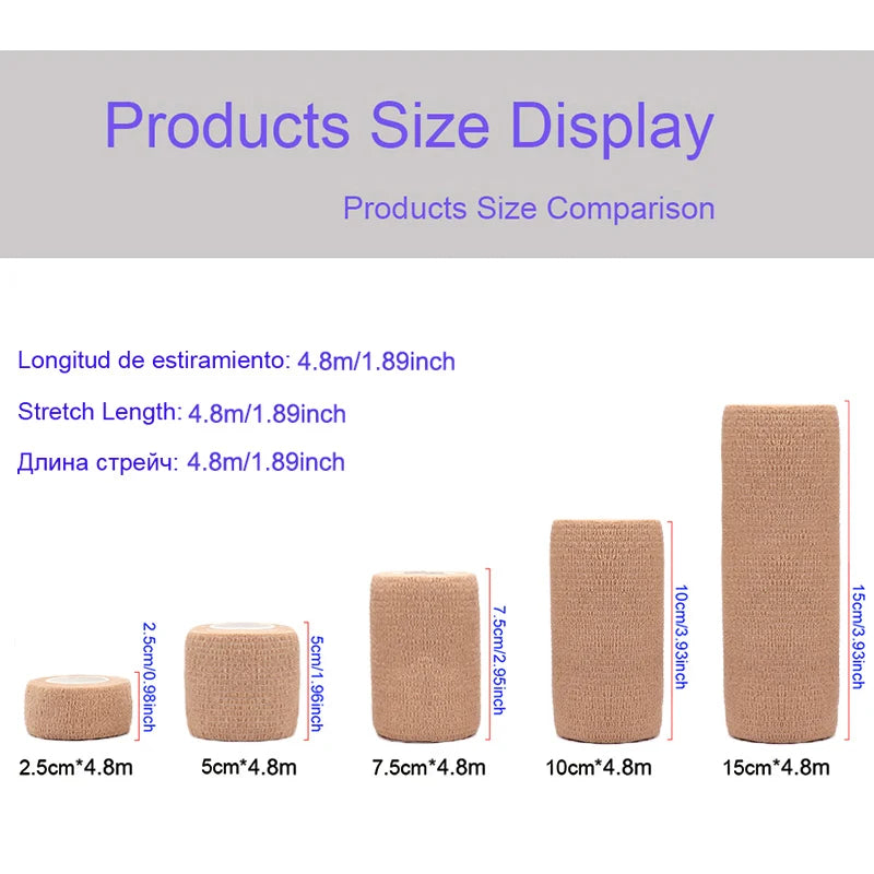 Colorful Self-Adhesive Athletic Wrap Tape