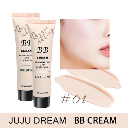 BB cream, isolation cream, liquid foundation, moisturizing, oil control, long-lasting makeup, milk, dry skin, and no powder