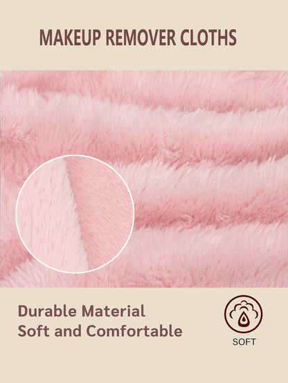 5/10/20Pcs Microfiber Face Cloths Reusable Makeup Remover Cloth Makeup Towels Face Deep Cleaning Pads Skincare Beauty Tools