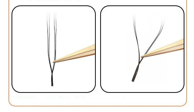 MARIA U Shape YY Lashes Faux Mink M Curl Eyelashes Natural Soft Brazilian YY Cilios Lashes Extension