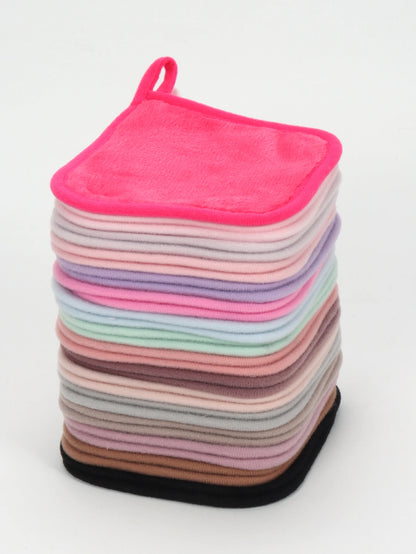 5/10/20Pcs Microfiber Face Cloths Reusable Makeup Remover Cloth Makeup Towels Face Deep Cleaning Pads Skincare Beauty Tools