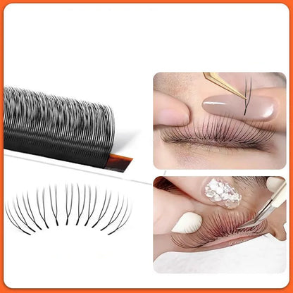 MARIA U Shape YY Lashes Faux Mink M Curl Eyelashes Natural Soft Brazilian YY Cilios Lashes Extension