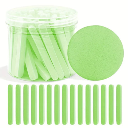 Compress Face Wash Puff with Storage Box Facial Cleansing Sponge for Makeup Remover Round Face Wash Sponge Skincare Beauty Tool