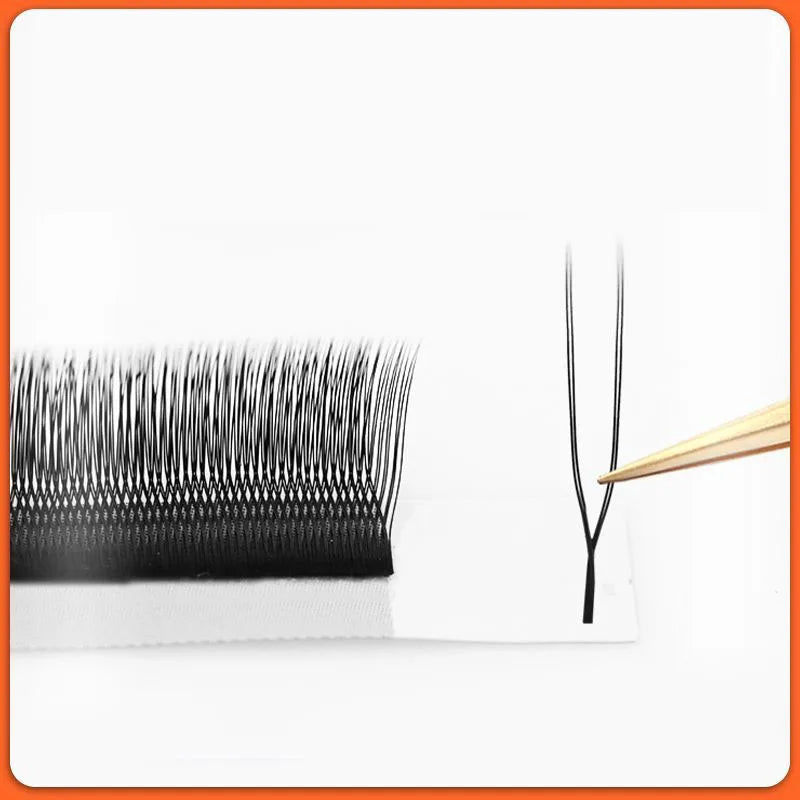 MARIA U Shape YY Lashes Faux Mink M Curl Eyelashes Natural Soft Brazilian YY Cilios Lashes Extension