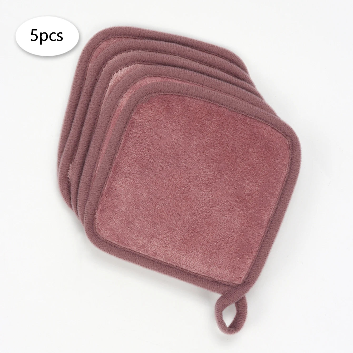 5/10/20Pcs Microfiber Face Cloths Reusable Makeup Remover Cloth Makeup Towels Face Deep Cleaning Pads Skincare Beauty Tools