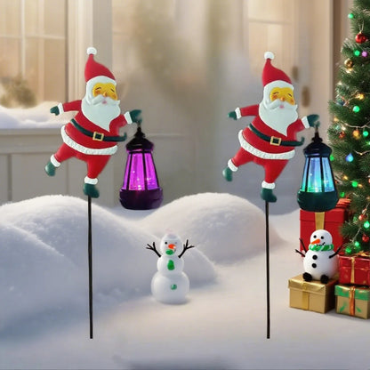 Solar Christmas Kettle Garden Lights