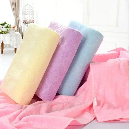 Quick Drying Dog and Cat Towels Soft Fiber Towels Absorbent Bath Towel Pet Bathrobe Convenient Cleaning Towel Pet Supplies
