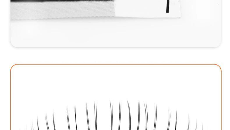 MARIA U Shape YY Lashes Faux Mink M Curl Eyelashes Natural Soft Brazilian YY Cilios Lashes Extension