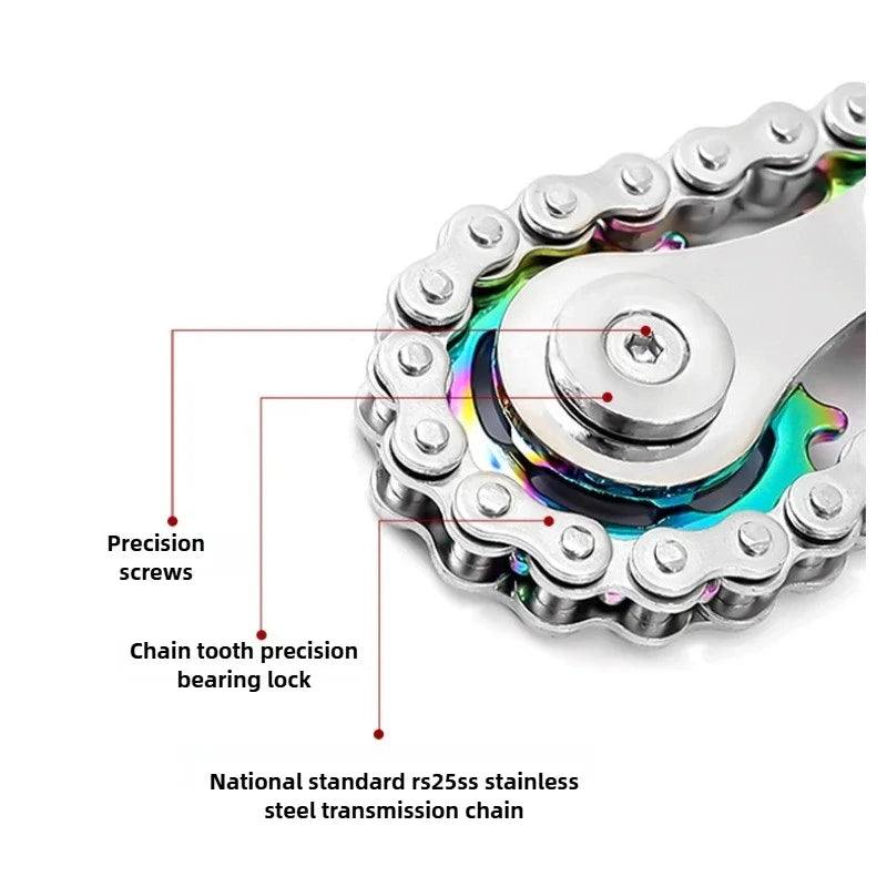 Metal Fidget Spinner Office Desk Toy Stress Relief Gears Hand Spinner for Adults desk decoration home decor Relieve stress relax