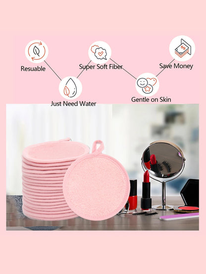 5/10/20Pcs Microfiber Face Cloths Reusable Makeup Remover Cloth Makeup Towels Face Deep Cleaning Pads Skincare Beauty Tools