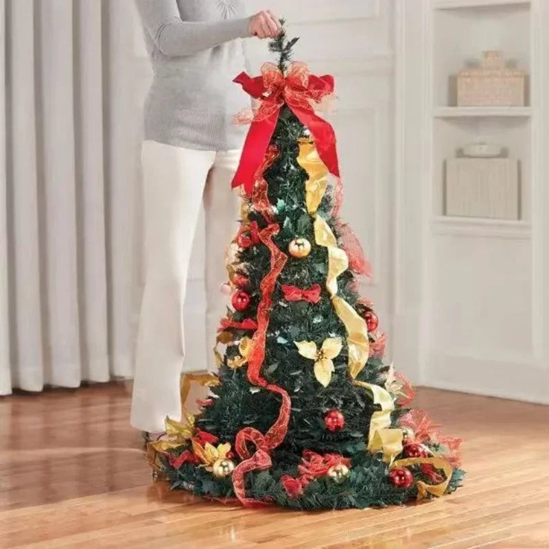 Foldable Pre-Decorated Pop-Up Christmas Tree