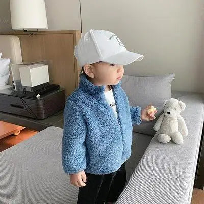 Kids Plush Autumn Winter Coat