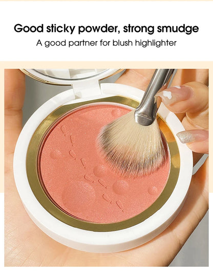 Powder blusher high gloss brush, soft hair, no powder, easy to apply makeup, novice powder blusher makeup brush, beauty tool