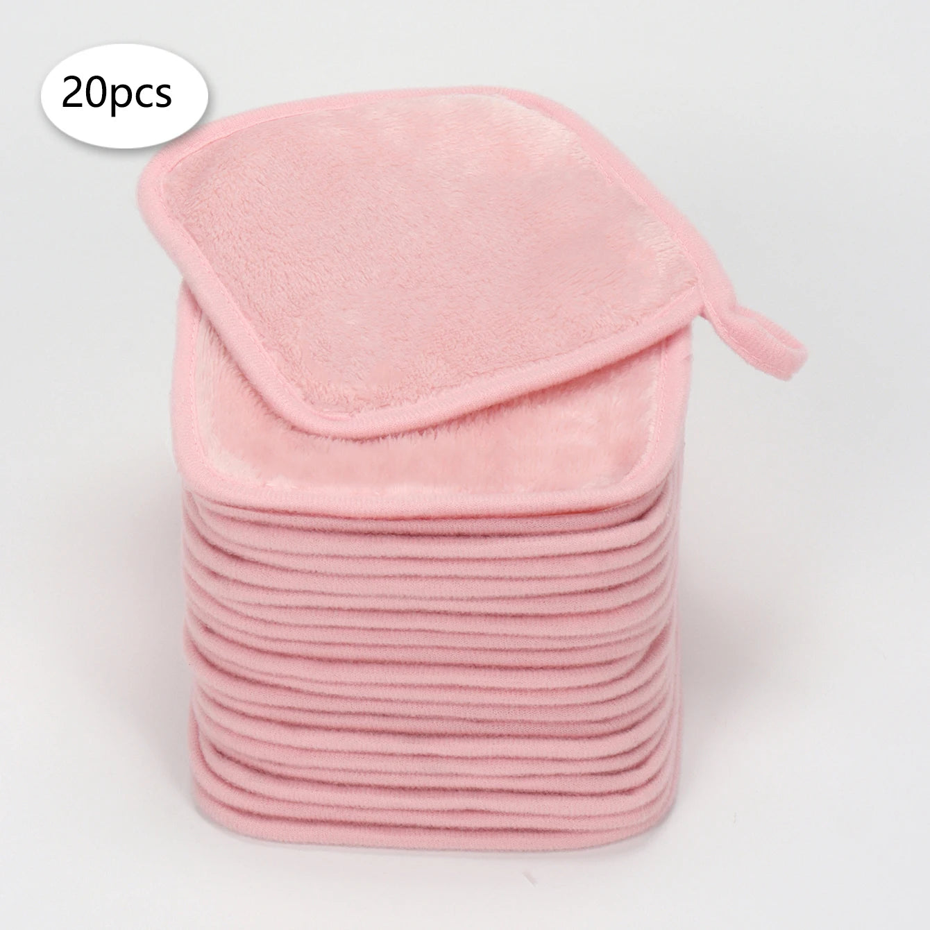 5/10/20Pcs Microfiber Face Cloths Reusable Makeup Remover Cloth Makeup Towels Face Deep Cleaning Pads Skincare Beauty Tools