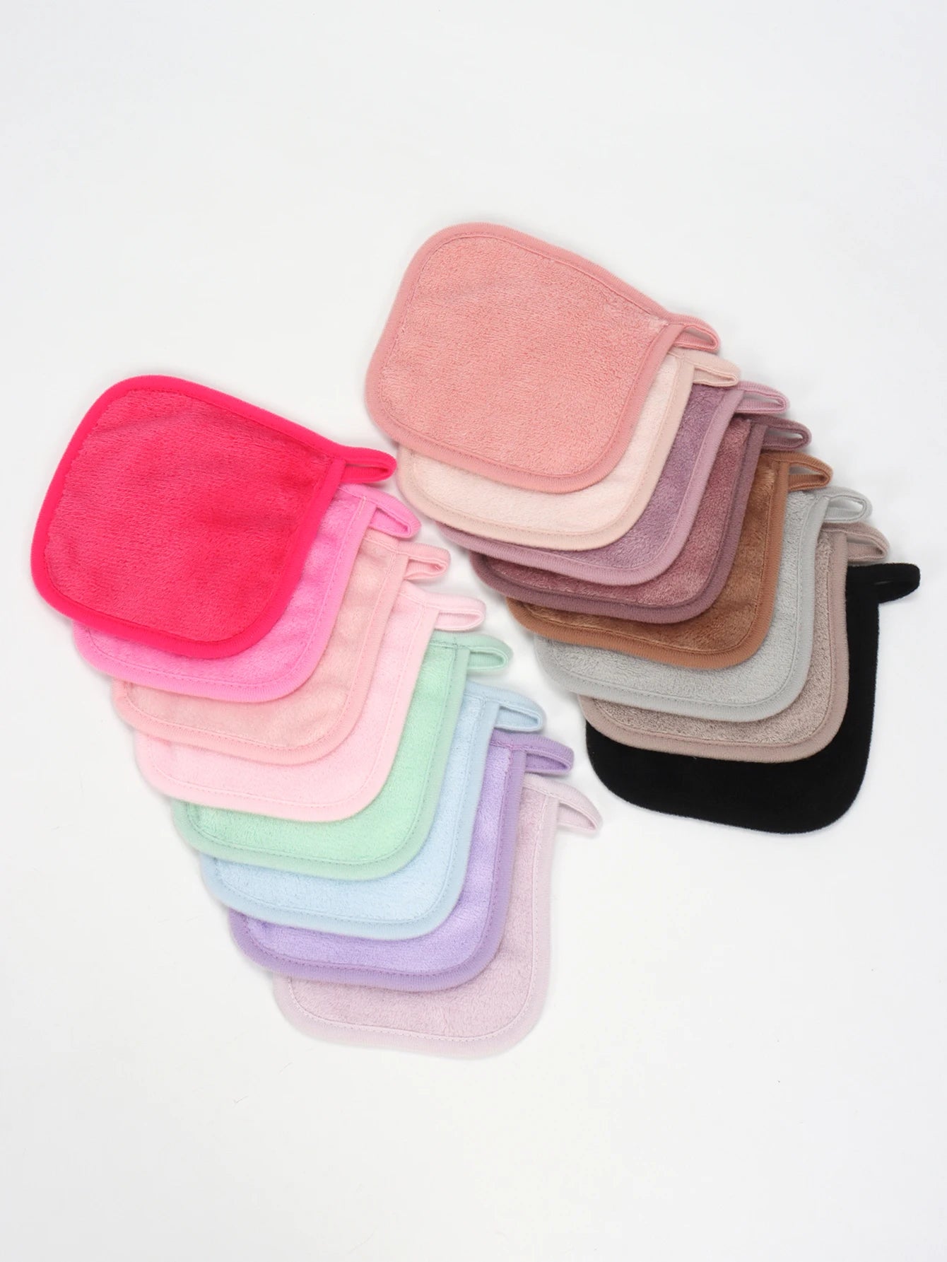 5/10/20Pcs Microfiber Face Cloths Reusable Makeup Remover Cloth Makeup Towels Face Deep Cleaning Pads Skincare Beauty Tools