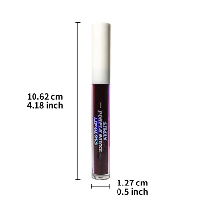 1/3 pcs peel off lip gloss, blue-purple, matte, long-lasting, waterproof, moisturizing - the Perfect gift，Halloween stage makeup