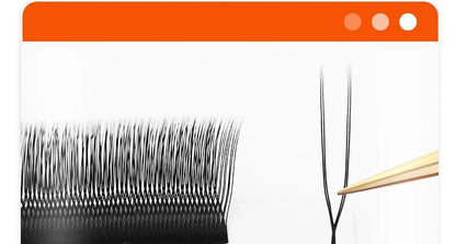 MARIA U Shape YY Lashes Faux Mink M Curl Eyelashes Natural Soft Brazilian YY Cilios Lashes Extension