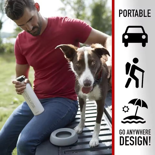 Portable No-Splash Pet Travel Bowl